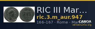 RIC III Marcus Aurelius 947 — CANOA
