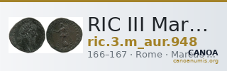 RIC III Marcus Aurelius 948 — CANOA