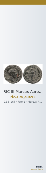 RIC III Marcus Aurelius 95 — CANOA