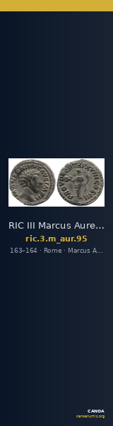 RIC III Marcus Aurelius 95 — CANOA