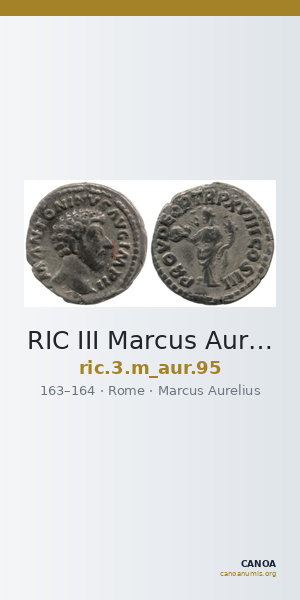 RIC III Marcus Aurelius 95 — CANOA
