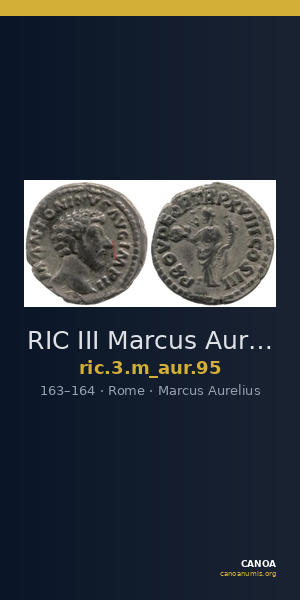 RIC III Marcus Aurelius 95 — CANOA