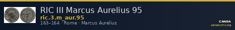 RIC III Marcus Aurelius 95 — CANOA