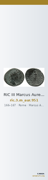 RIC III Marcus Aurelius 951 — CANOA