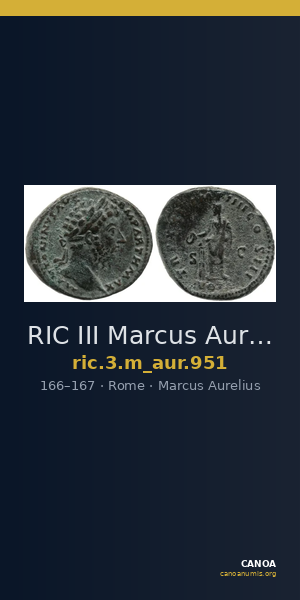 RIC III Marcus Aurelius 951 — CANOA