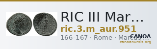 RIC III Marcus Aurelius 951 — CANOA