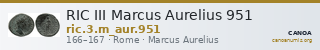 RIC III Marcus Aurelius 951 — CANOA
