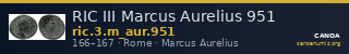 RIC III Marcus Aurelius 951 — CANOA