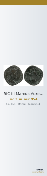RIC III Marcus Aurelius 954 — CANOA