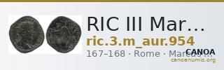 RIC III Marcus Aurelius 954 — CANOA