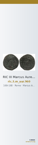 RIC III Marcus Aurelius 960 — CANOA
