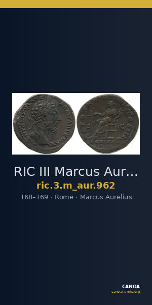 RIC III Marcus Aurelius 962 — CANOA