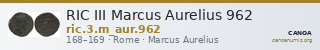 RIC III Marcus Aurelius 962 — CANOA
