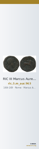 RIC III Marcus Aurelius 963 — CANOA