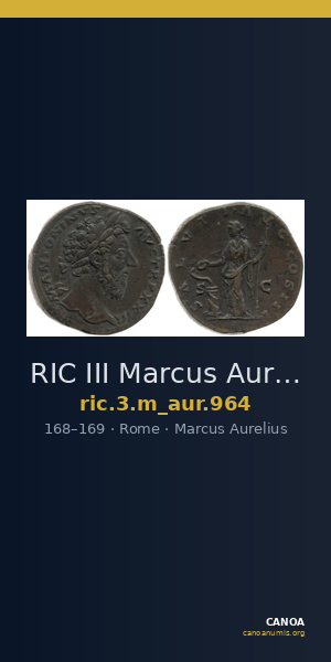RIC III Marcus Aurelius 964 — CANOA