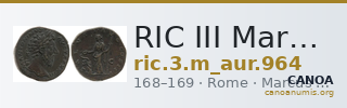 RIC III Marcus Aurelius 964 — CANOA