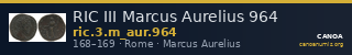 RIC III Marcus Aurelius 964 — CANOA