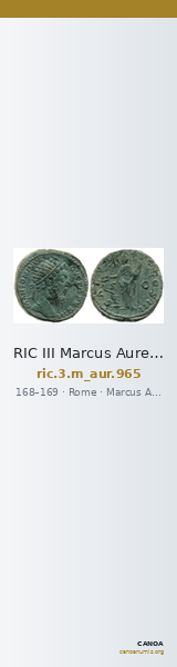 RIC III Marcus Aurelius 965 — CANOA