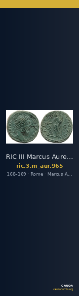 RIC III Marcus Aurelius 965 — CANOA