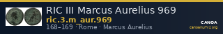 RIC III Marcus Aurelius 969 — CANOA