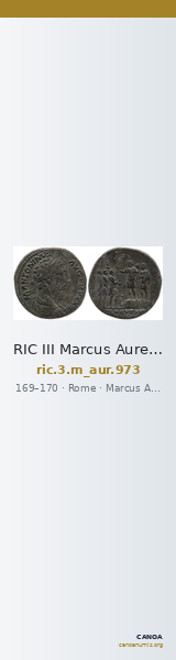 RIC III Marcus Aurelius 973 — CANOA