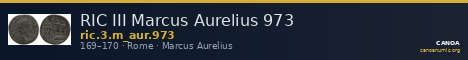 RIC III Marcus Aurelius 973 — CANOA
