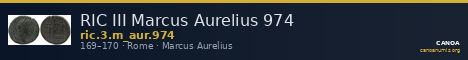 RIC III Marcus Aurelius 974 — CANOA