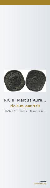 RIC III Marcus Aurelius 979 — CANOA