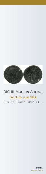 RIC III Marcus Aurelius 981 — CANOA