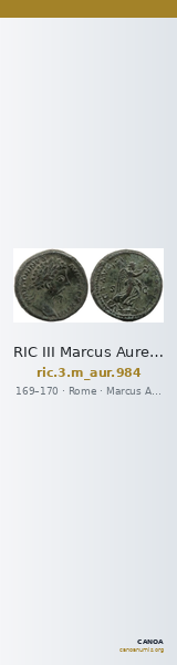 RIC III Marcus Aurelius 984 — CANOA