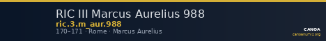 RIC III Marcus Aurelius 988 — CANOA