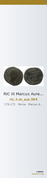 RIC III Marcus Aurelius 994 — CANOA