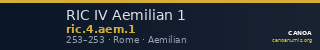 RIC IV Aemilian 1 — CANOA