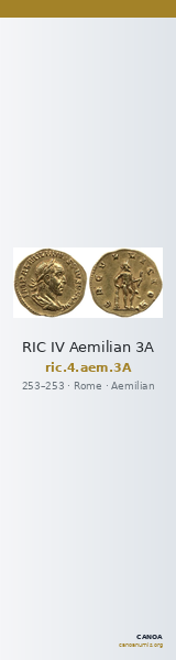 RIC IV Aemilian 3A — CANOA