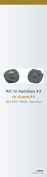 RIC IV Aemilian 43 — CANOA