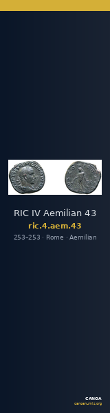 RIC IV Aemilian 43 — CANOA