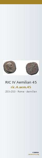 RIC IV Aemilian 45 — CANOA