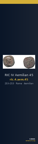 RIC IV Aemilian 45 — CANOA