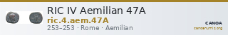 RIC IV Aemilian 47A — CANOA