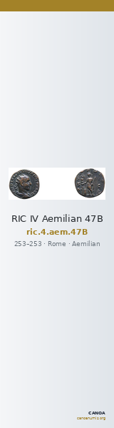 RIC IV Aemilian 47B — CANOA