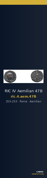 RIC IV Aemilian 47B — CANOA