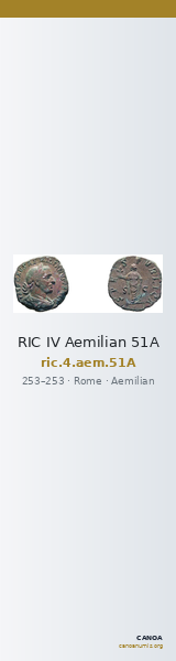 RIC IV Aemilian 51A — CANOA
