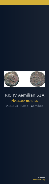 RIC IV Aemilian 51A — CANOA