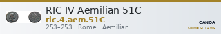 RIC IV Aemilian 51C — CANOA