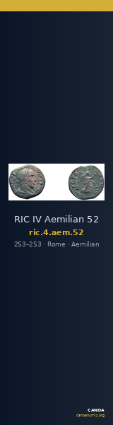 RIC IV Aemilian 52 — CANOA