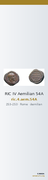 RIC IV Aemilian 54A — CANOA