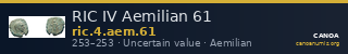RIC IV Aemilian 61 — CANOA