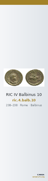 RIC IV Balbinus 10 — CANOA