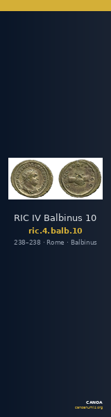 RIC IV Balbinus 10 — CANOA