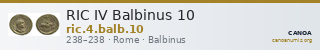 RIC IV Balbinus 10 — CANOA